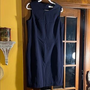 Calvin Klein Navy Midi Dress
